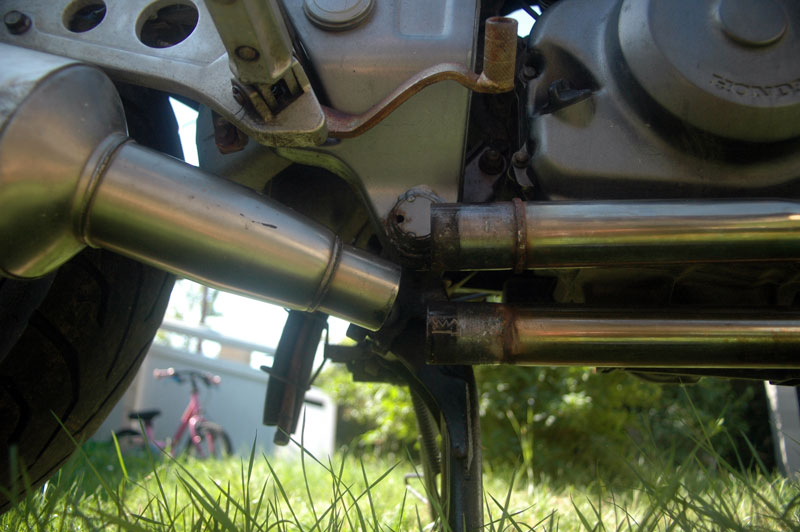 NTV - Adaptation Echappement Ducati/Austin ... Pot-test-05
