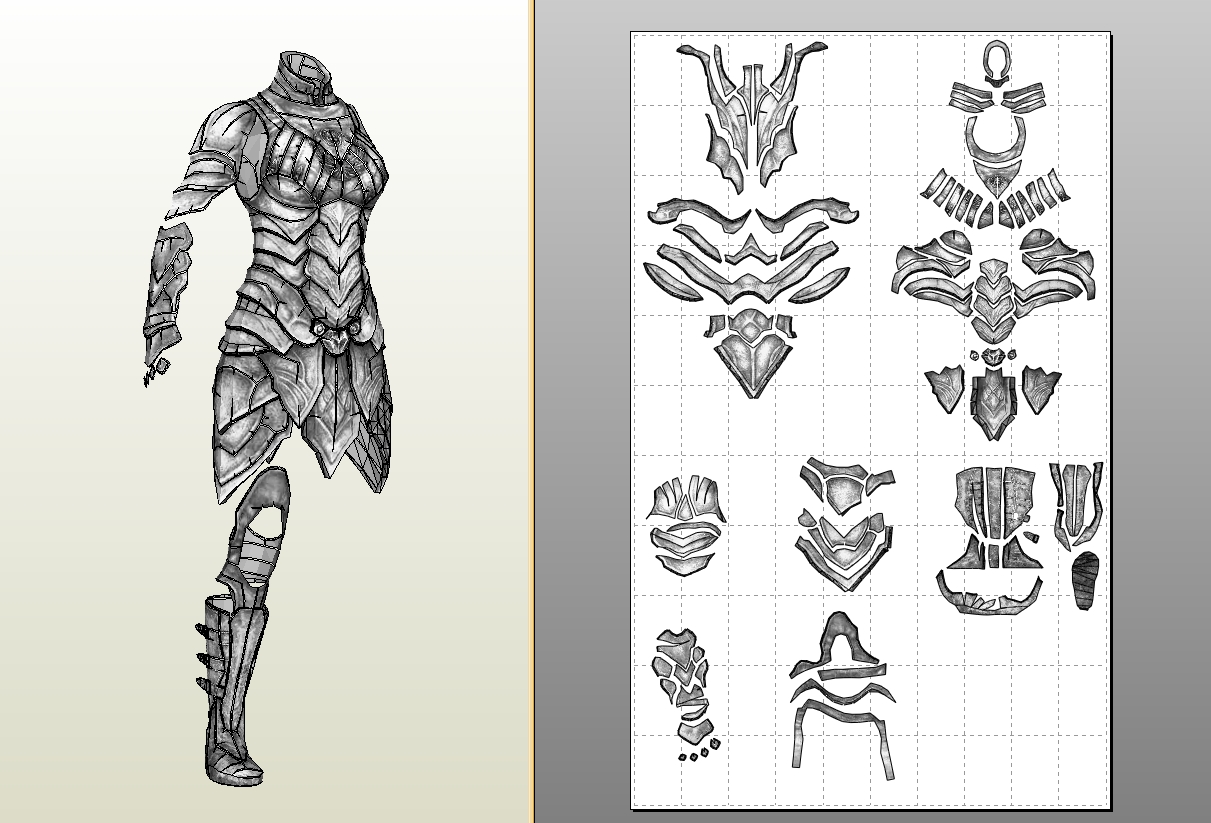 gears-of-war-foam-armor-templates